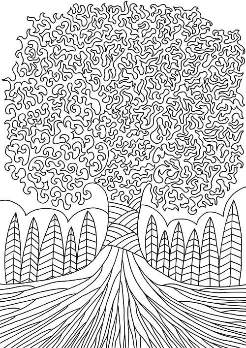 V rityskuva Puu 0114 P ivi Vesala Art