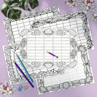 Tulostettavat lukujärjestykset -paketti