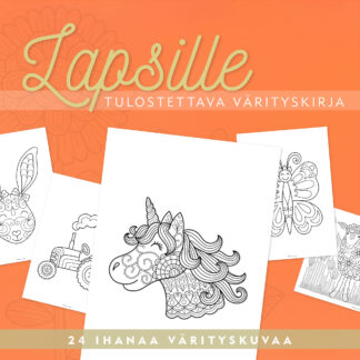 Lapsille värityskirja (tulostettava)