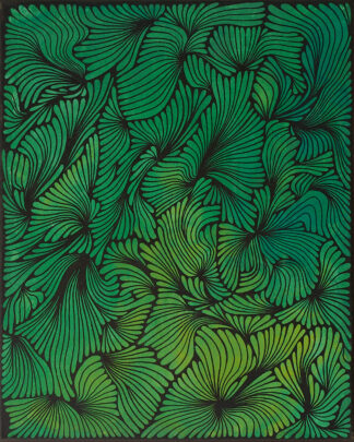 Luontoyhteys - Akryylimaalaus 50 x 40 cm