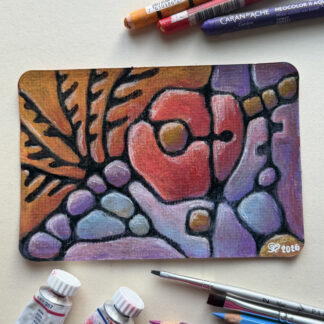 Sielunmaisema 01 - uniikki taidepostikortti