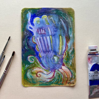 Sielunmaisema 09 - uniikki taidepostikortti