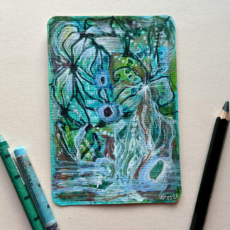 Sielunmaisema 10 - uniikki taidepostikortti