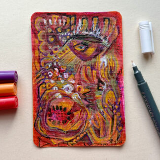 Sielunmaisema 11 - uniikki taidepostikortti