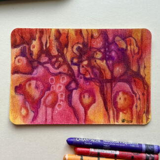 Sielunmaisema 14 - uniikki taidepostikortti