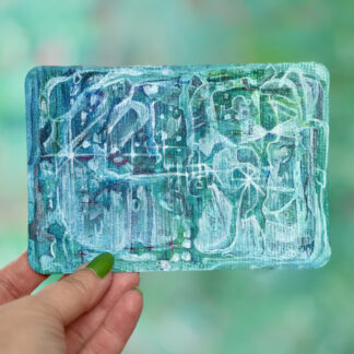 Sielunmaisema 21 - uniikki taidepostikortti